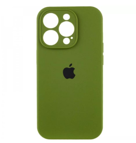 Silicone Case Full Camera Protective (AA) для iPhone 14 Plus / 15 Plus (Virid)-0